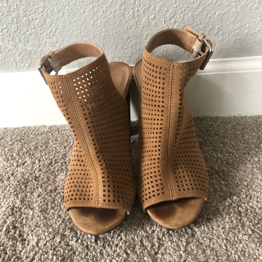 Open toe heels